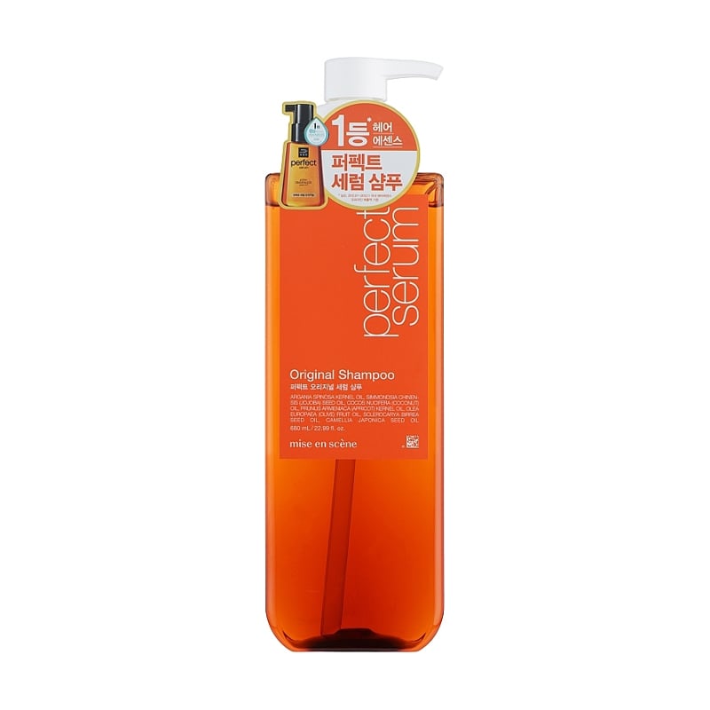 Зміцнювальний шампунь для волосся Mise En Scene Perfect Serum Shampoo 7 олій, 680 мл